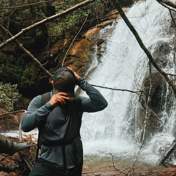 "Wool" Camo Trucker Hat