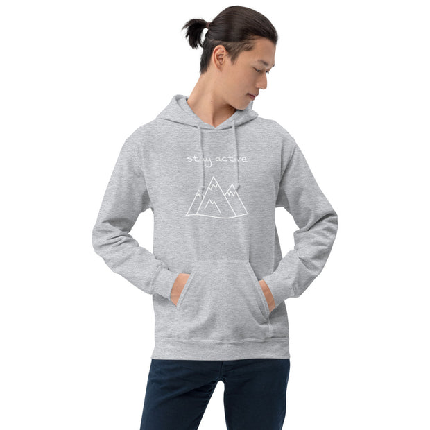 "Stay Active" Unisex Hoodie