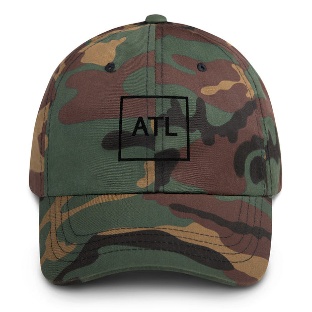 Black ATL Dad Hat - Multiple Color Options