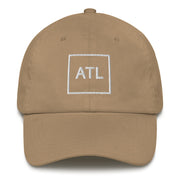 White "ATL" Dad hat