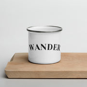 "WANDER" Enamel Mug